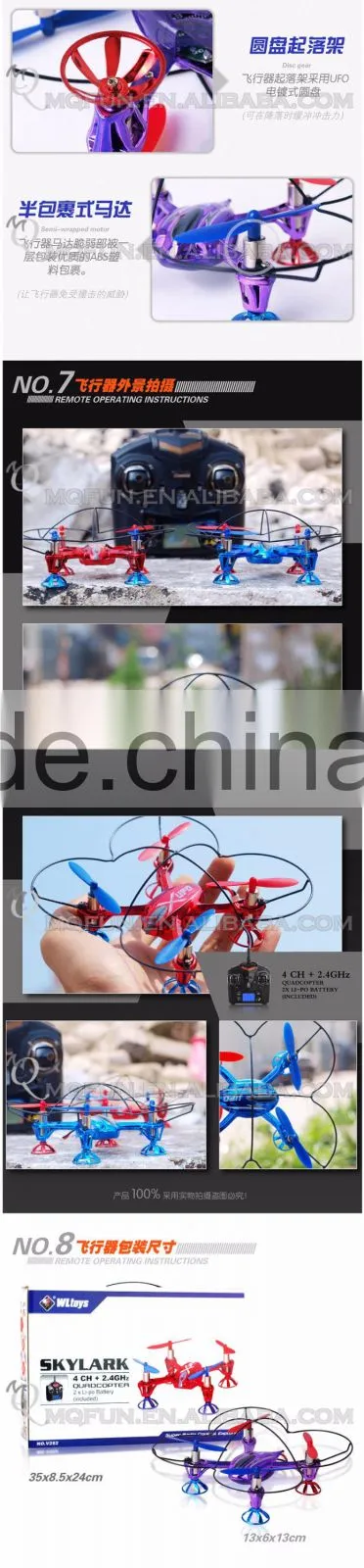 Mini Qute RC remote control flying Helicopter 2.4G Mini Quadcopter Headless mode 3D tumbling Educational electronic toy NO.V252