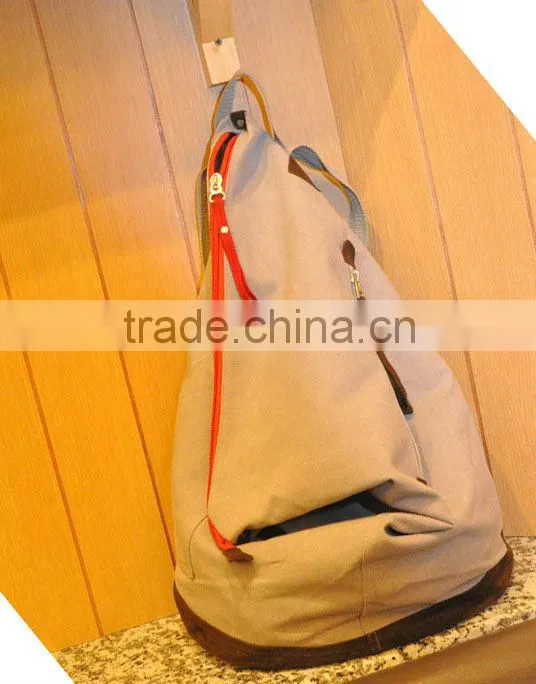 korean style fashion canvas backpack for mens