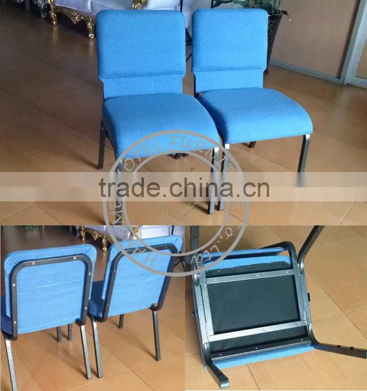 cheap modern stackable church chairs in red on sale made in China