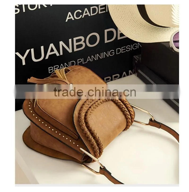Women Bolsa Feminina Tassel Shoulder Bags Tote Faux Suede Messenger Hobo HandBag Tassel Shoulder Bag