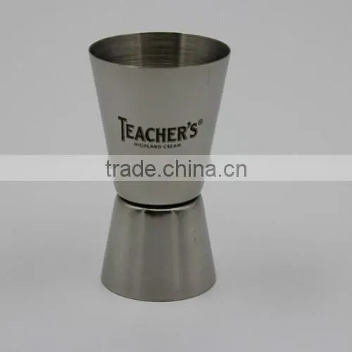 1 & 2 Ounce Stainless Steel Jigger, 15/30ml Jigger, measuring cups