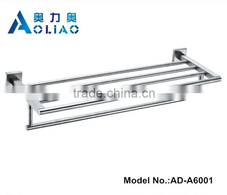 High quality Bathroom hardware accessory stainless steel swing bathroom standing towel racks