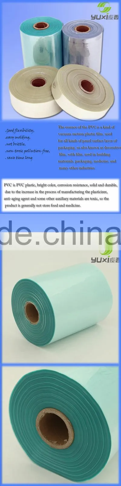 multi-function pvc film packing film/pvc film/pvc shrink/pvc film 100% new materail