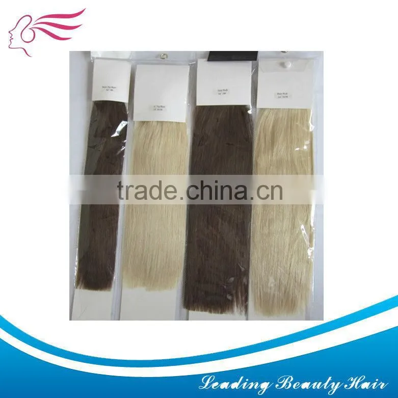 factory price machine made 100% Human Indian human weft hair
