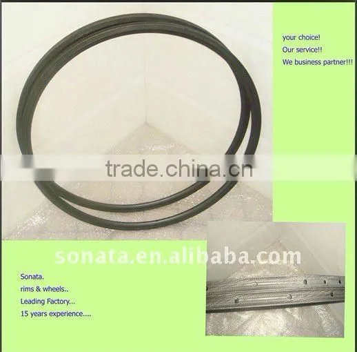 carbon mtb rim 26 with 3k UD matte glossy finish