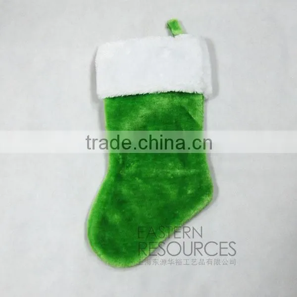 Plush Colorful Christmas Stocking