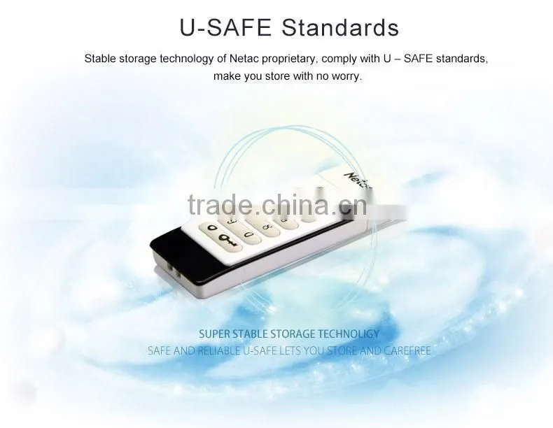 Netac U618 Safe and reliable U-safe keyboard encryption USB flash drive