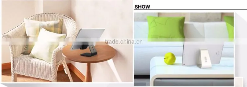 Aluminum desk top micro suction tablet holder stand for iPhone, iPad