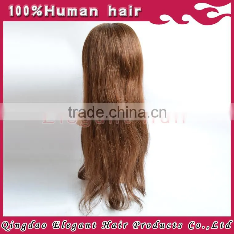 2015 Wholesale Cheap Lace Wig With Bangs 100% Unprocessed Virgin Remy Brazilian Human Hair Full Lace Wigs