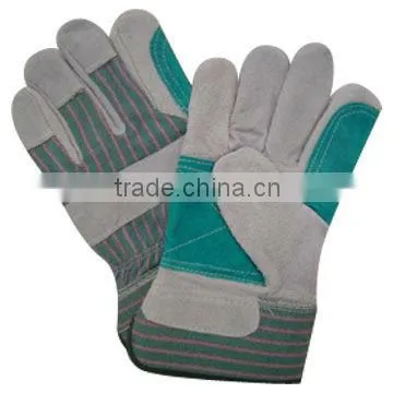 10.5" Cow Split Leather Full Palm Working Gloves