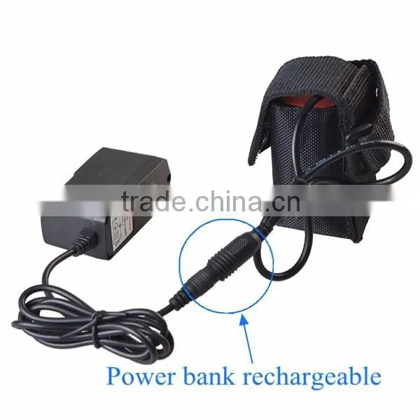 Adjustable Head Recharge Aluminum LED Bicycle Headlight