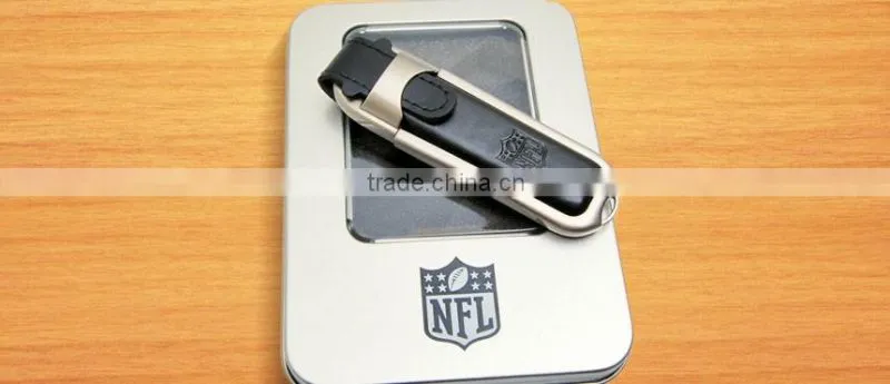 Embossing logo on leather memory stick usb