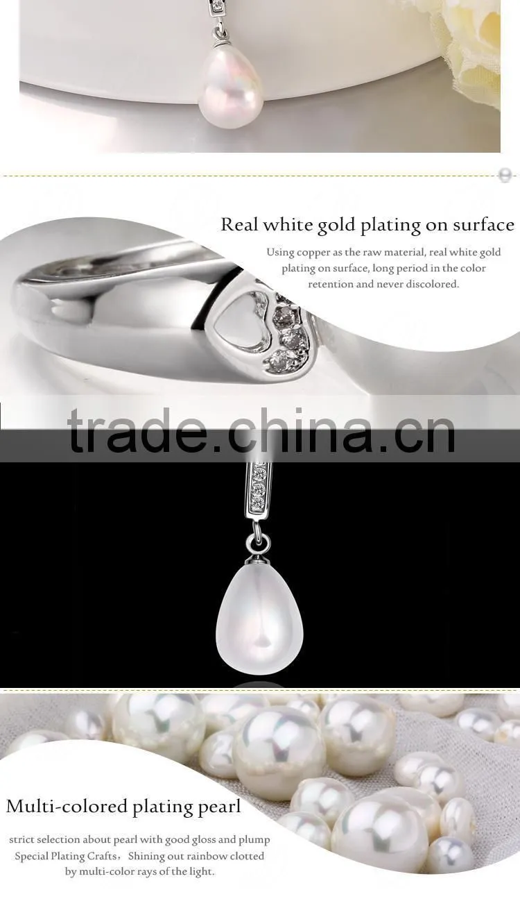 Newest Glossy Shell Pearl Various Designs Custom Made Metal Charms
