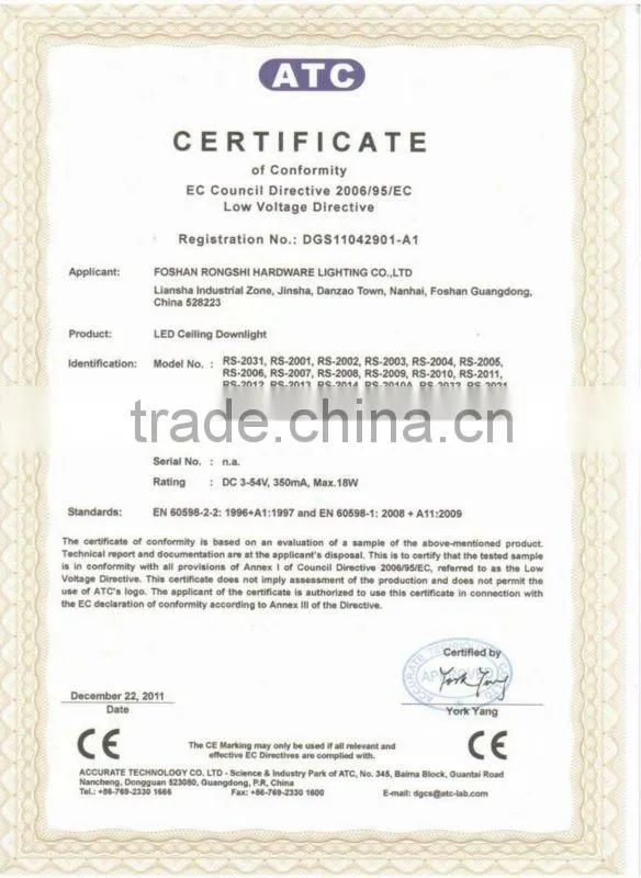 40w High power Aluminum led down light (RS-A120)