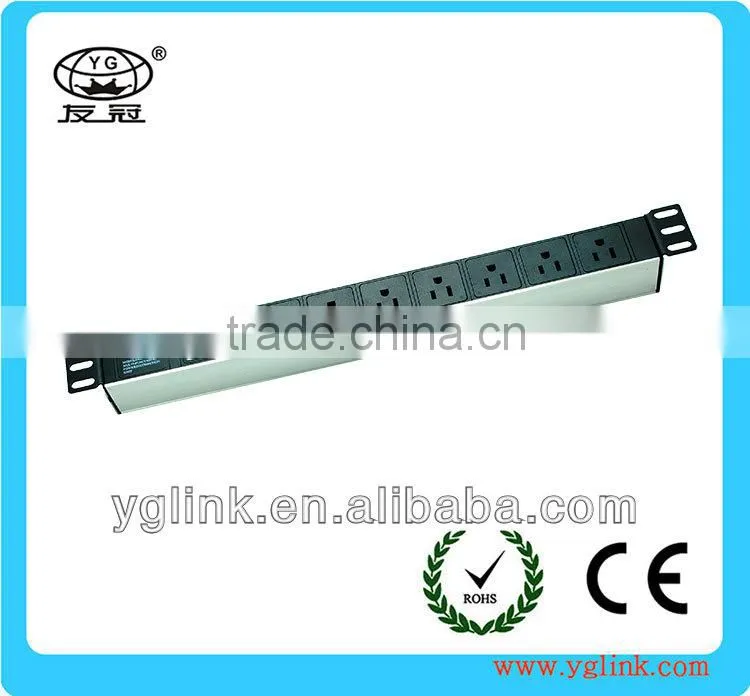 19''American type 7 ways smart PDU Socket