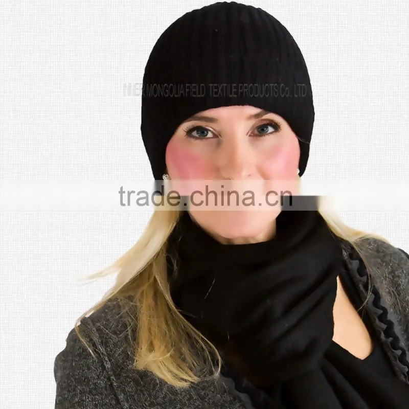 Adult's Simple Knit Ha/Cashmere Beanie