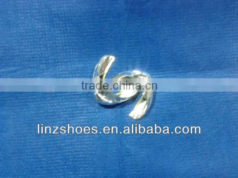 LNZ8019 Shining Lady Shoe Accessory Metal Toe Cap