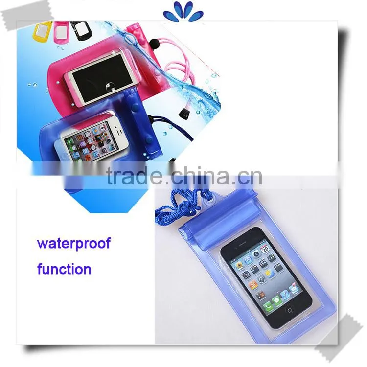 Customized mobile phone PVC waterproof bag with the color you want