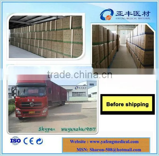 Disposable medical surgical 4ply folded gauze zigzag cutting, gauze for pharmacy