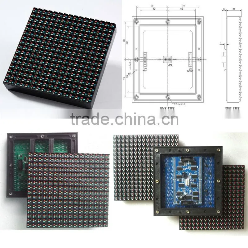 RGX P10 full colorl ed screen for advertising