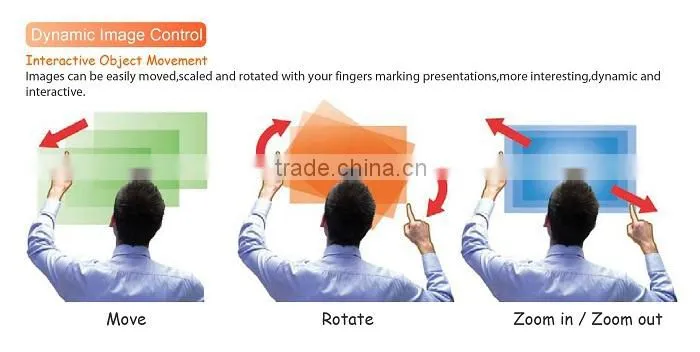 2016 new 32inch to 110 inch LCD android media player free stand wifi/3g cable network interactive whiteboard for school