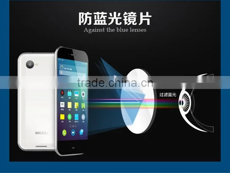 High quality new fashion Unisex Anti Blue Computer Glasses D1103 Acetate Glasses
