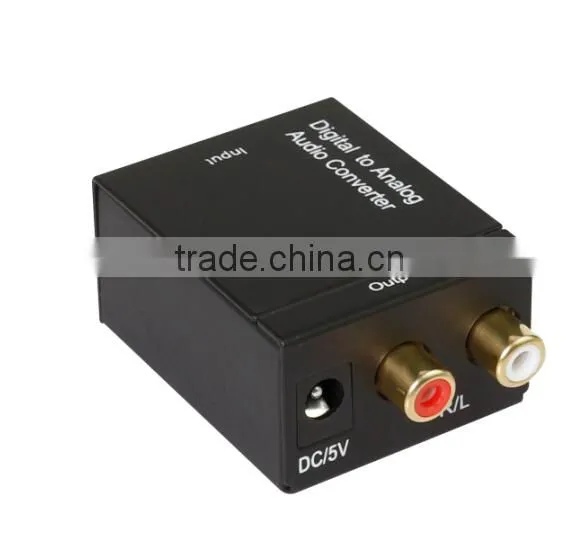 Optical Coaxial digital audio coverter for hdmi to 5.1 rca analog with 3.5mm video