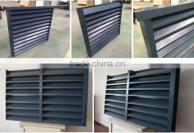 prefabricated easy install industrial louver fence