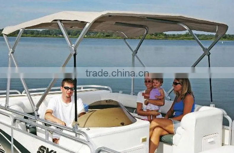 SUN-SHADE, RAIN PROTECTION Aluminum Square Tube Tower Bimini Top