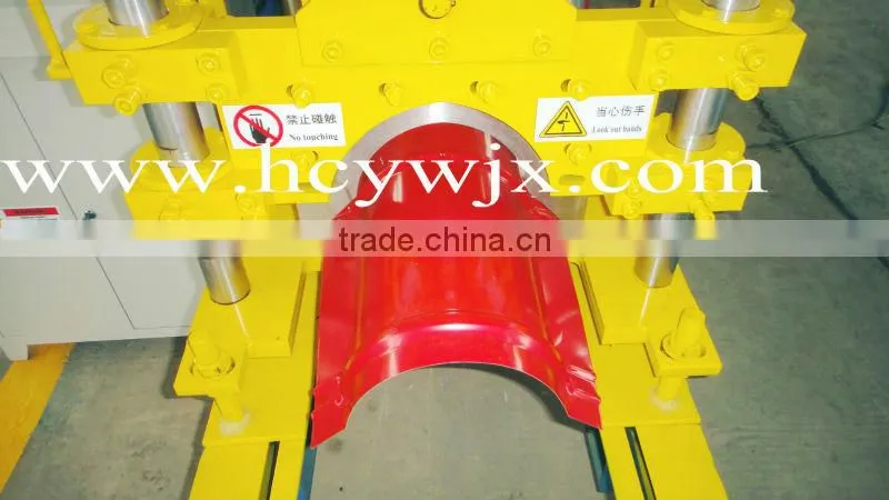 Villadom Use Colored Steel Ridge Cap Sheet Roll Forming Machine