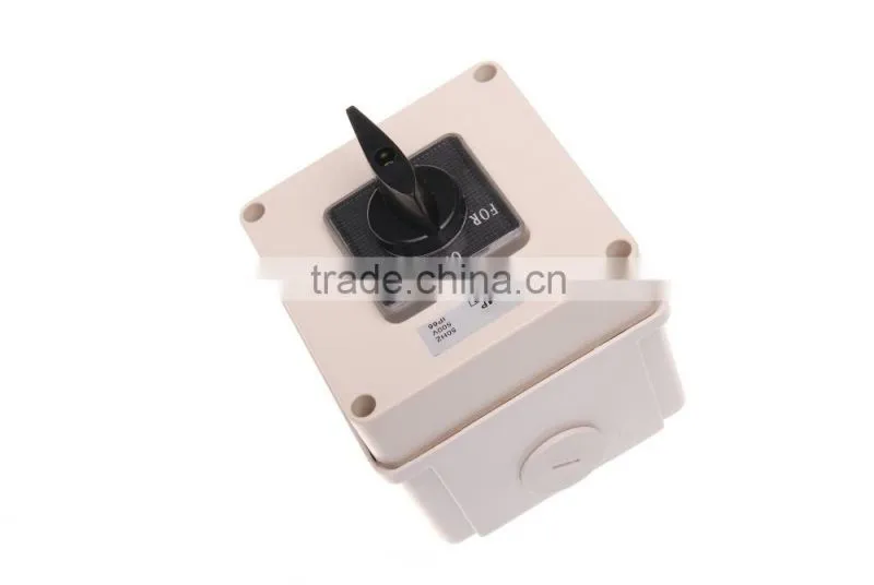 Three Phase Square Forward Reverse Switch 20A (Resistive Orange)