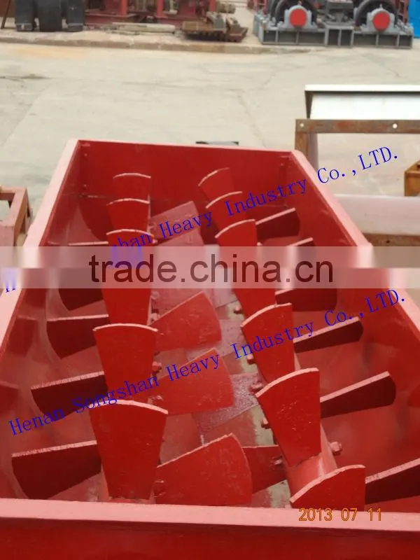 horizontl double shaft blender for clay