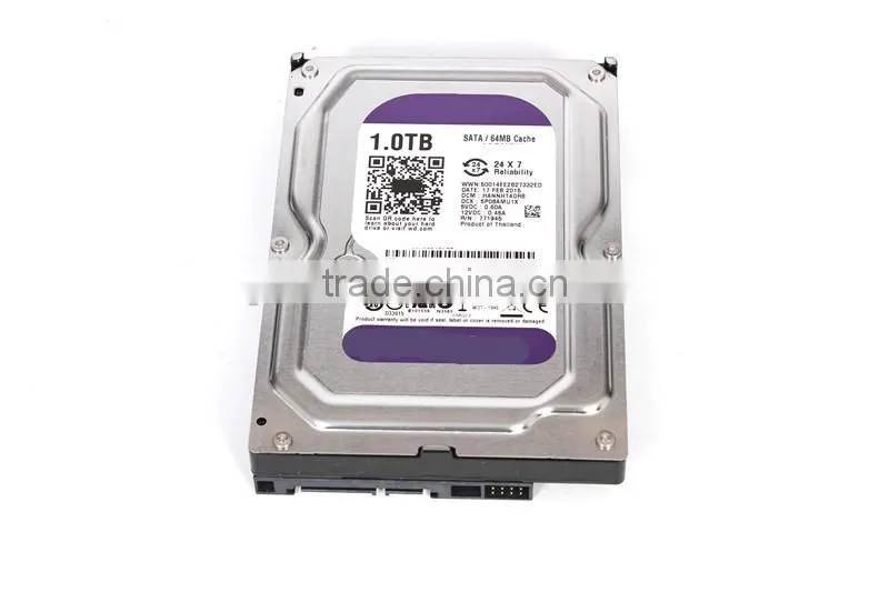 original brand new 1TB sata hard drive 5400rpm 64MB latest hard disk for CCTV/DVR/NVR