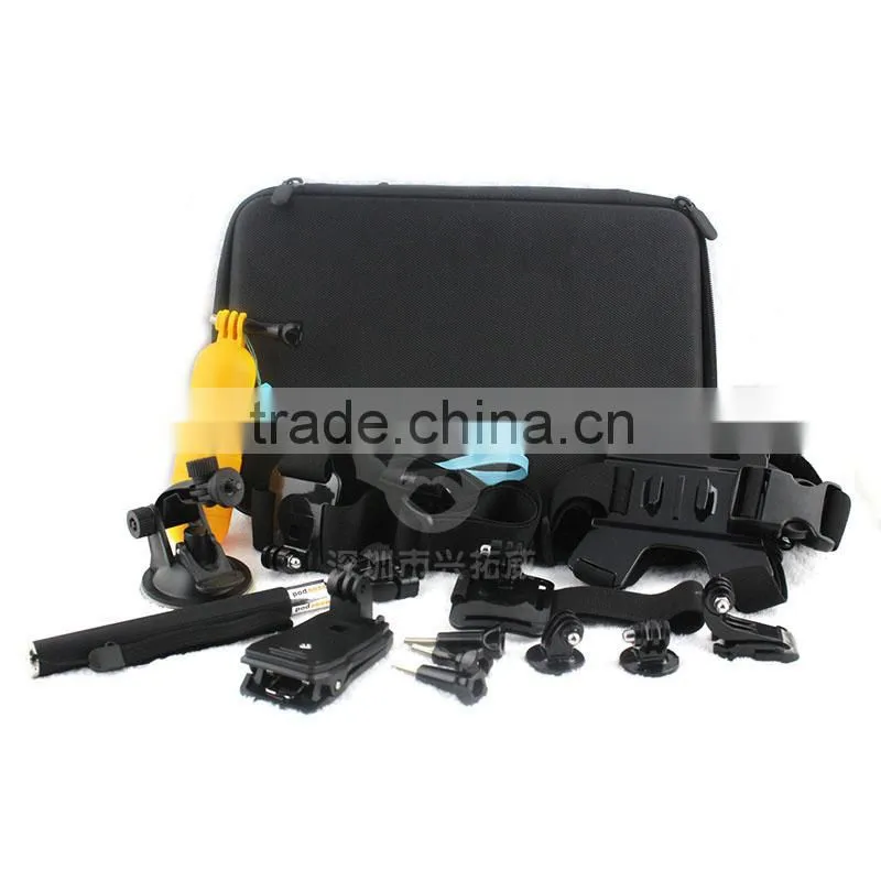 Outdoor Sports Camera accessories kit for gopro hero 4/3+/3/2/1