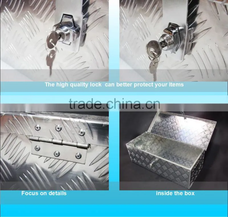 2015 waterproof truck tool box with cam lock
