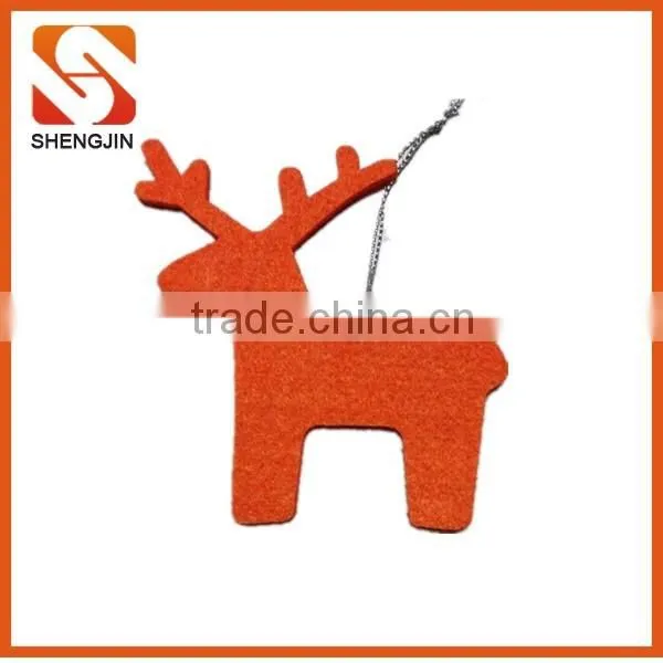 SJ-6963 Custom felt bell decoration Christmas hanging ornaments supplier