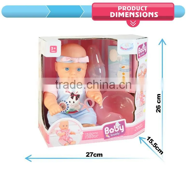Factory online shop hot sale education 12 inch fat baby doll for kids