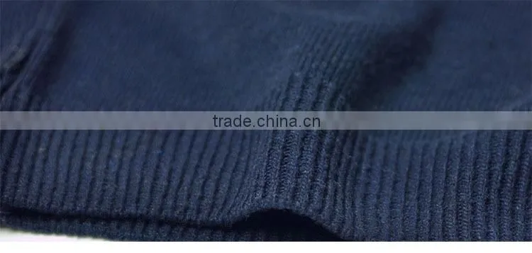 Men's round collar pure colour sweater for european style sweaters