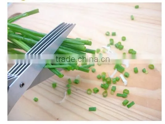 7" 5 Layers blade Kitchen Herb Scissors