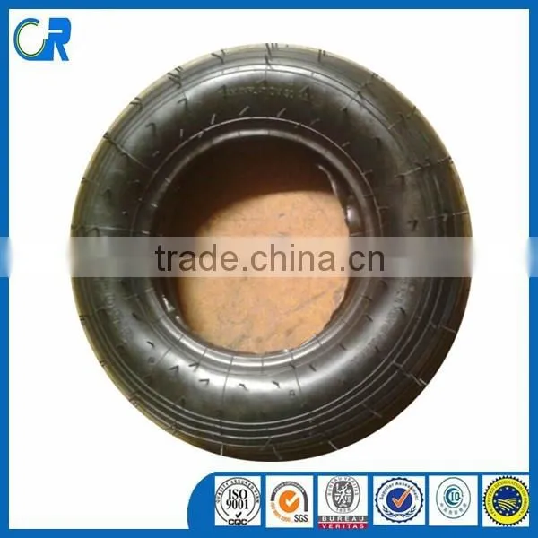 Yinzhu Gainran Manufacturer air wheel 4.10/3.50-4 wooden cart wheel
