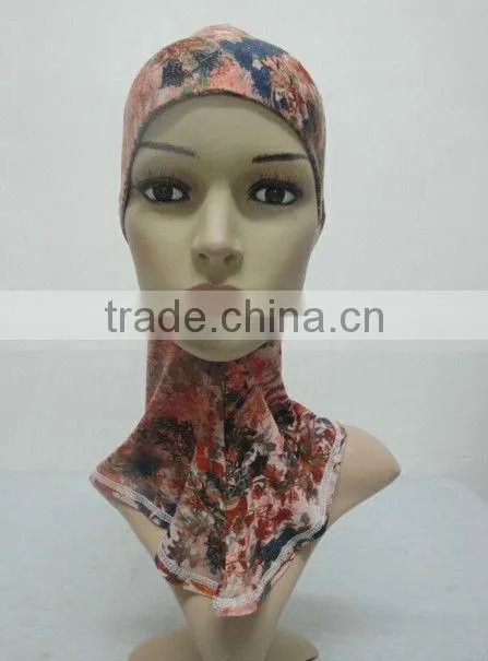 C042 new style print ninja inner underscarf,full underscarf to cover neck