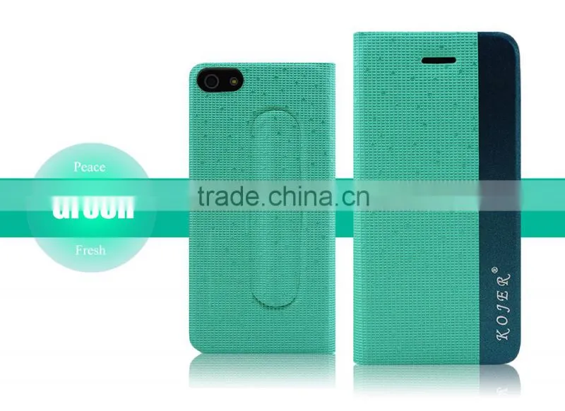 PU mobile leather case flip case with Card Slots inside for iPhone 6