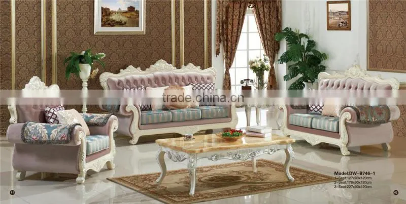 Modern orange color leather sofa chesterfield sofa replica display home furniture for sale