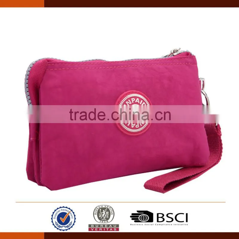 Durable Ripstop 3 Zipper Pencil Case Bags for Girls