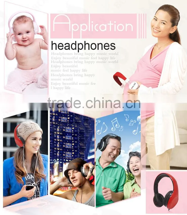 fashion design warm earmuff heaphones with plush earmuff