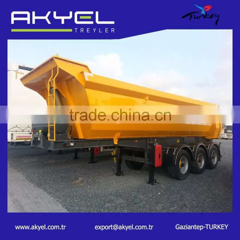 3 axle 40-50 Ton Hardox Tipper Semi Trailer