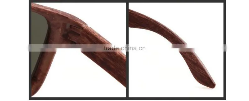 wood sunglasses with polarized lenses