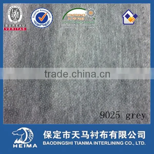 non woven interlining 100% polyester fusible interlining manufacture