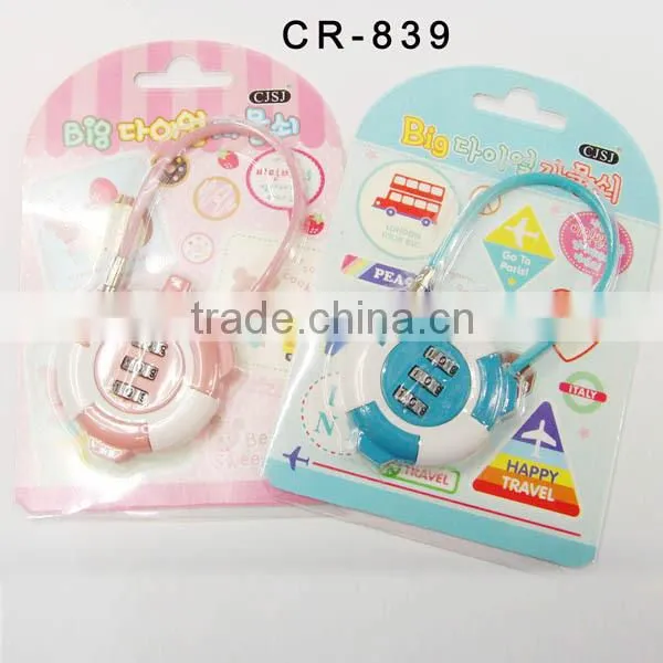 Wholesale Mini 3 Digit Combination Luggage Bag Suitcase Security Code Lock CH-839
