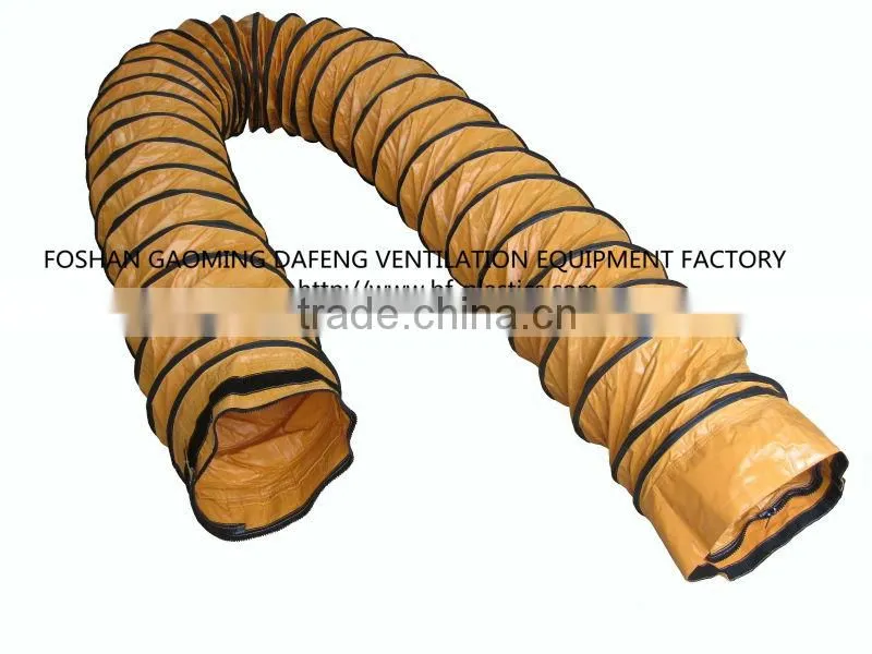 PVC thermal spiral insulated duct for HVAC